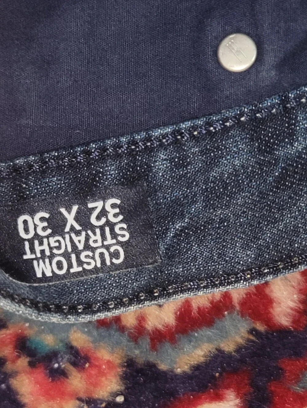 Tommy Hilfiger Men's Slim Straight Blue Denim Jeans 32W X 27L